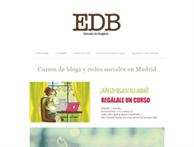 Tablet Screenshot of escueladebloggers.com